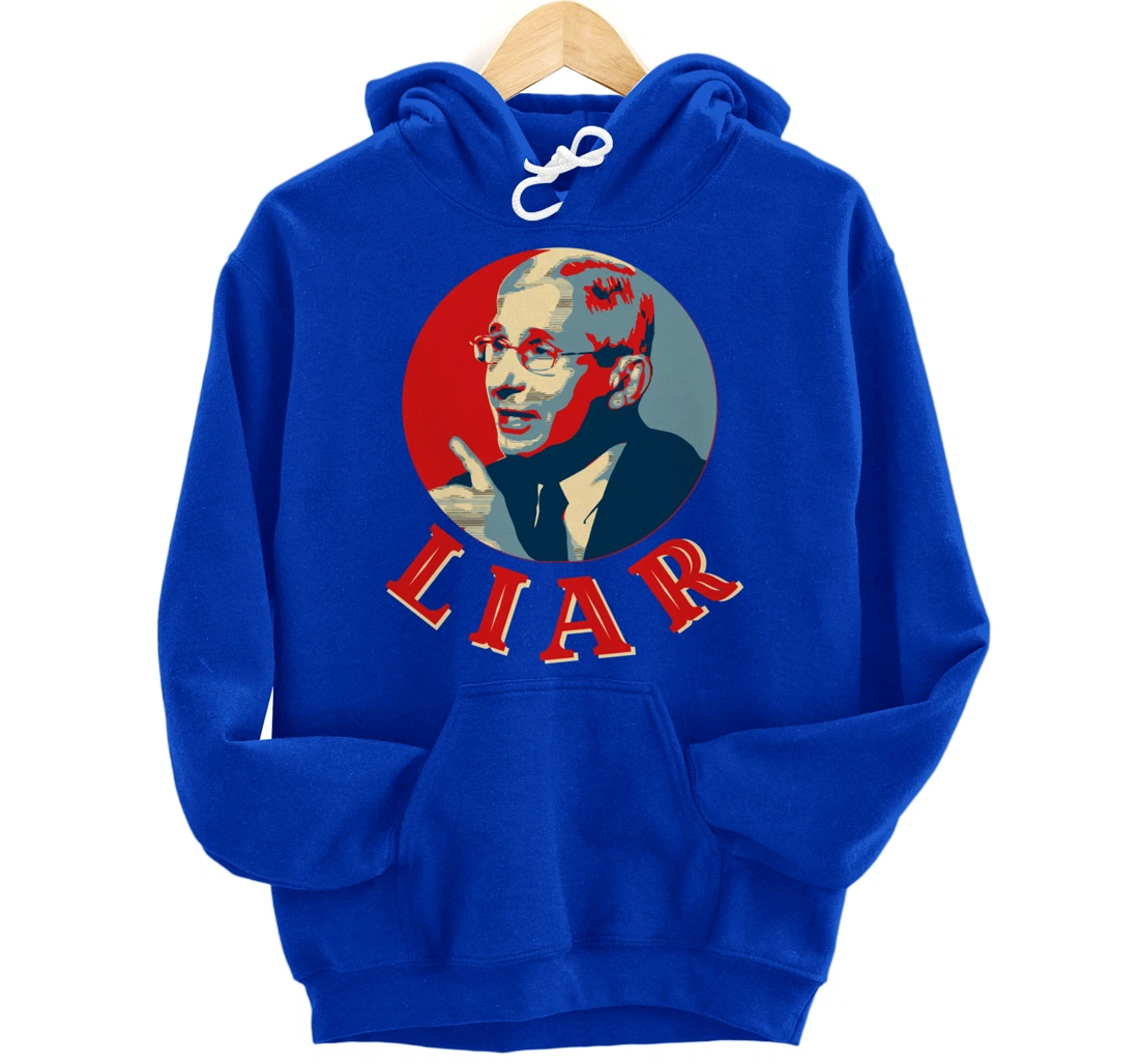 Fauci Liar Lied Vintage Retro Anthony Fauci Is Not My Doctor Pullover Hoodie