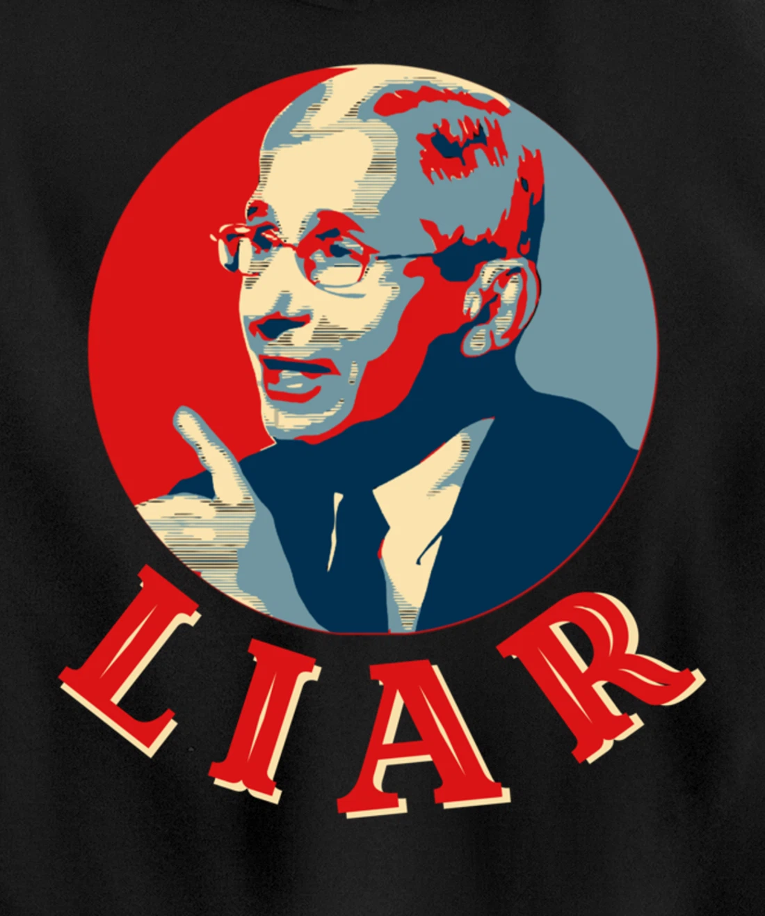 Fauci Liar Lied Vintage Retro Anthony Fauci Is Not My Doctor Pullover Hoodie