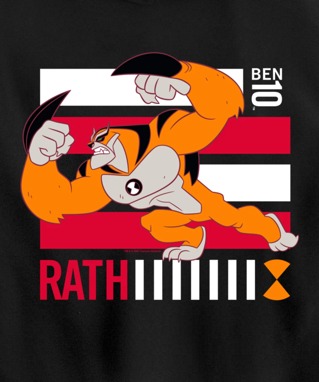 Ben 10 Rath Pullover Hoodie