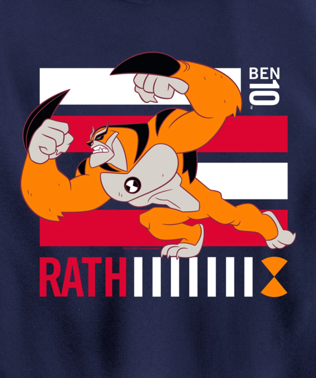 Ben 10 Rath Pullover Hoodie