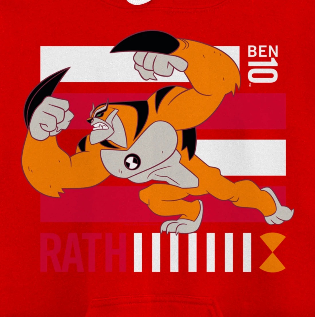 Ben 10 Rath Pullover Hoodie