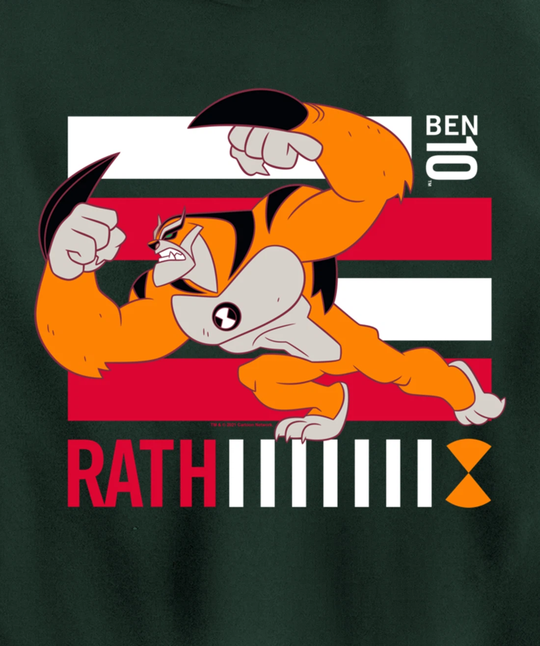 Ben 10 Rath Pullover Hoodie
