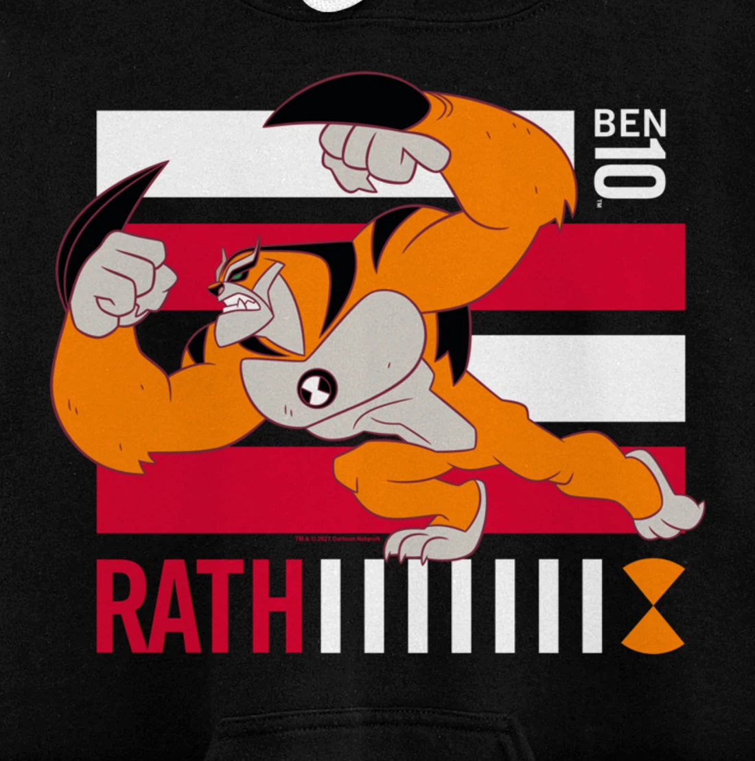 Ben 10 Rath Pullover Hoodie