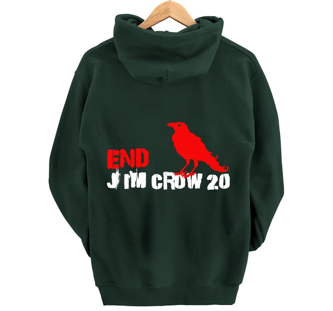 Protect Voting Rights End Jim Crow 2.0 Pullover Hoodie