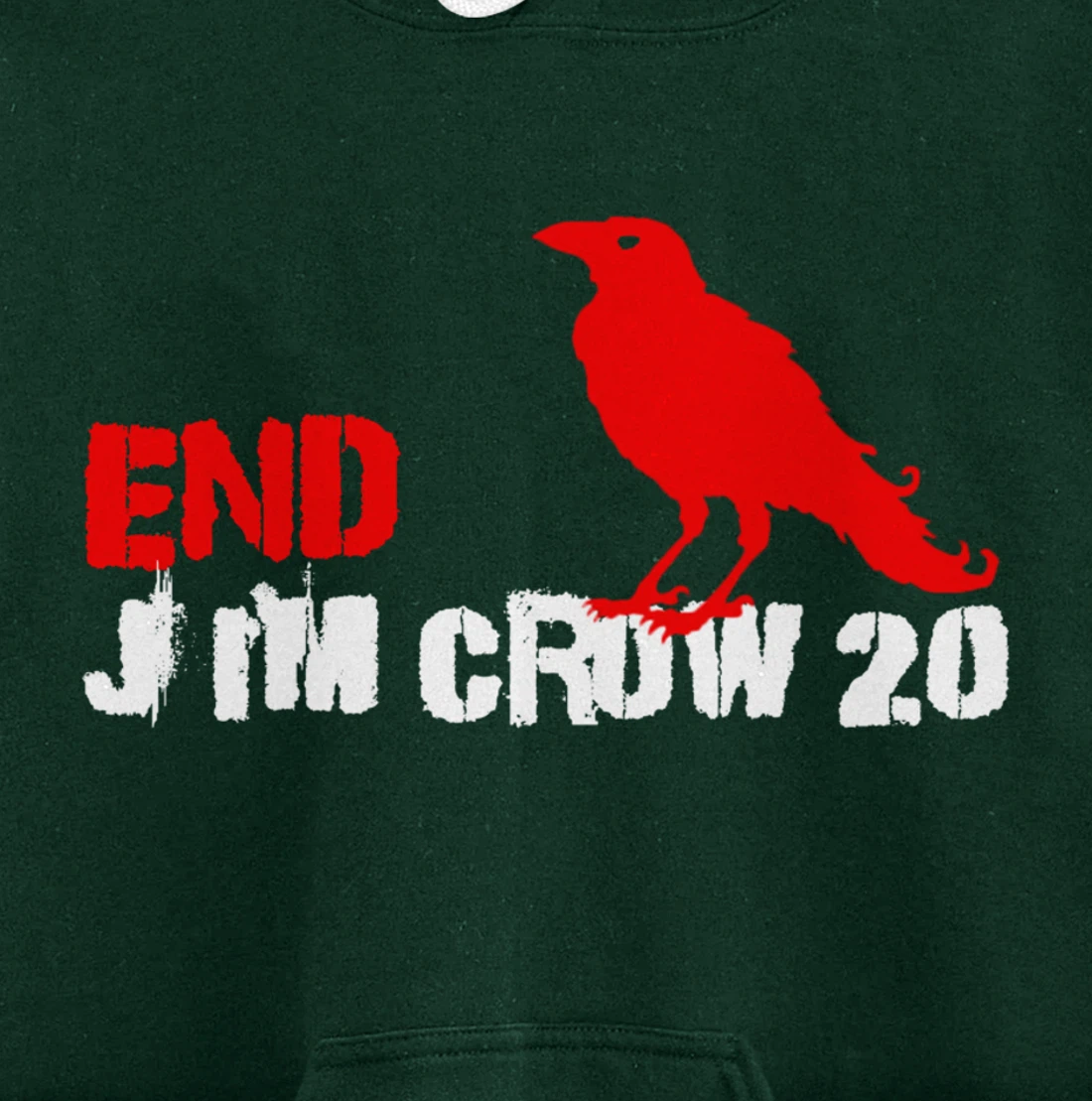 Protect Voting Rights End Jim Crow 2.0 Pullover Hoodie