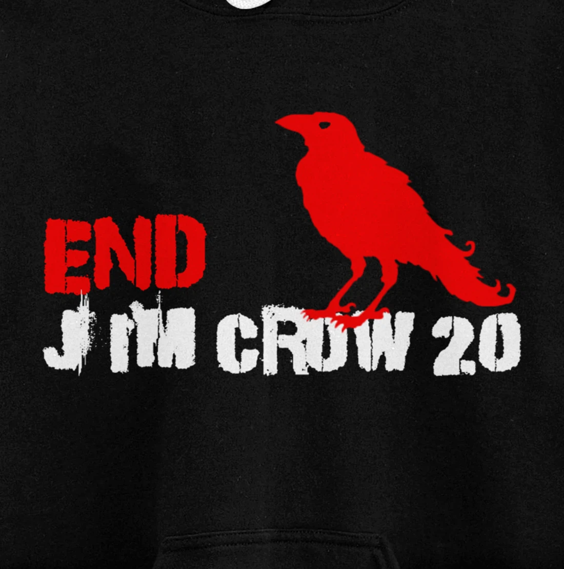 Protect Voting Rights End Jim Crow 2.0 Pullover Hoodie