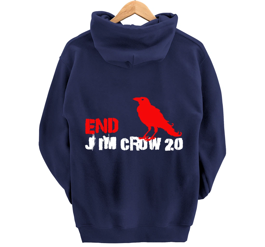 Protect Voting Rights End Jim Crow 2.0 Pullover Hoodie