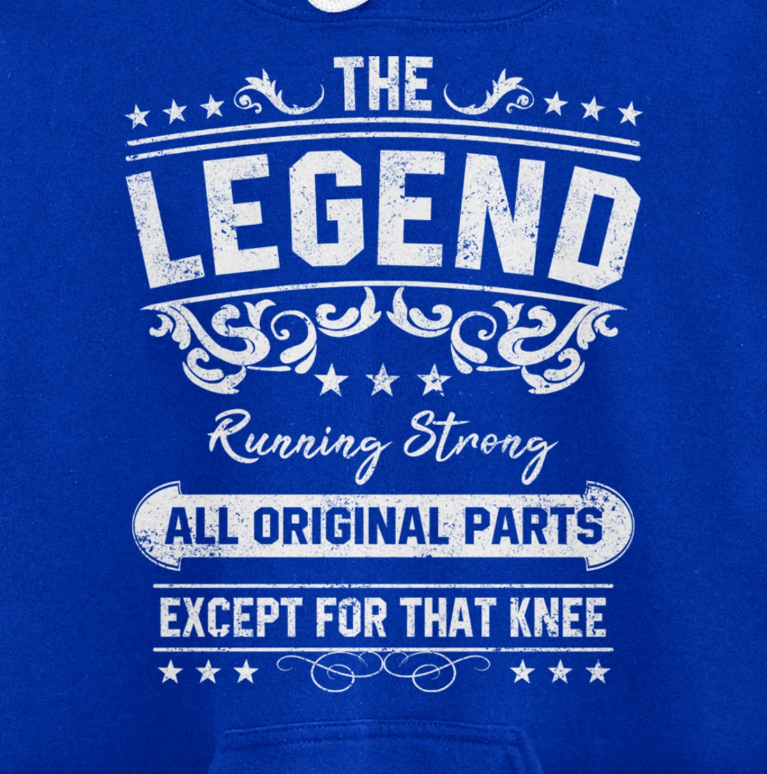 Funny Knee Replacement Quote The Legend Get Well Soon Design Pullover Hoodie