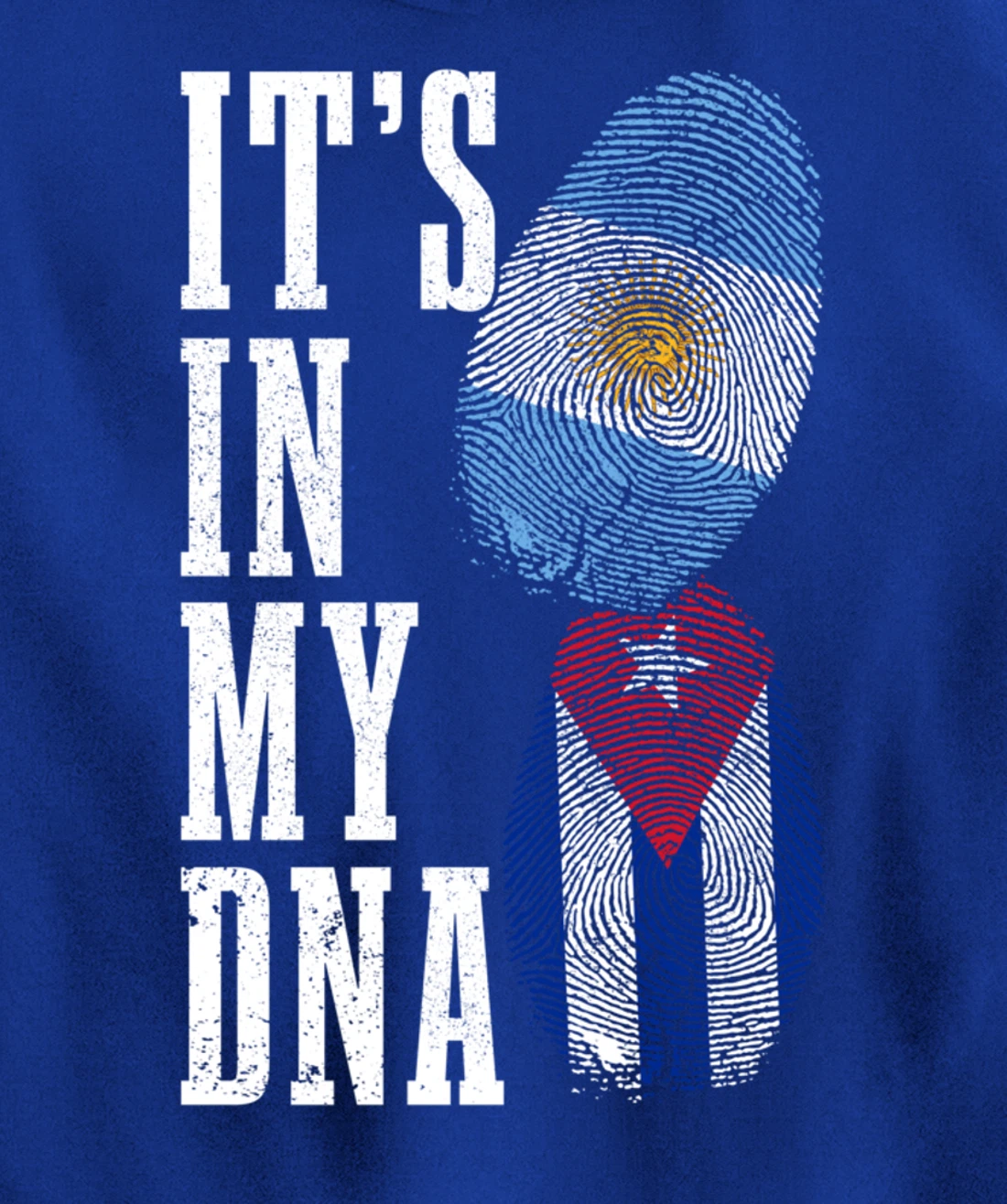 Cuba Argentina It's In My DNA Argentinian Pride Cuban Roots Pullover Hoodie