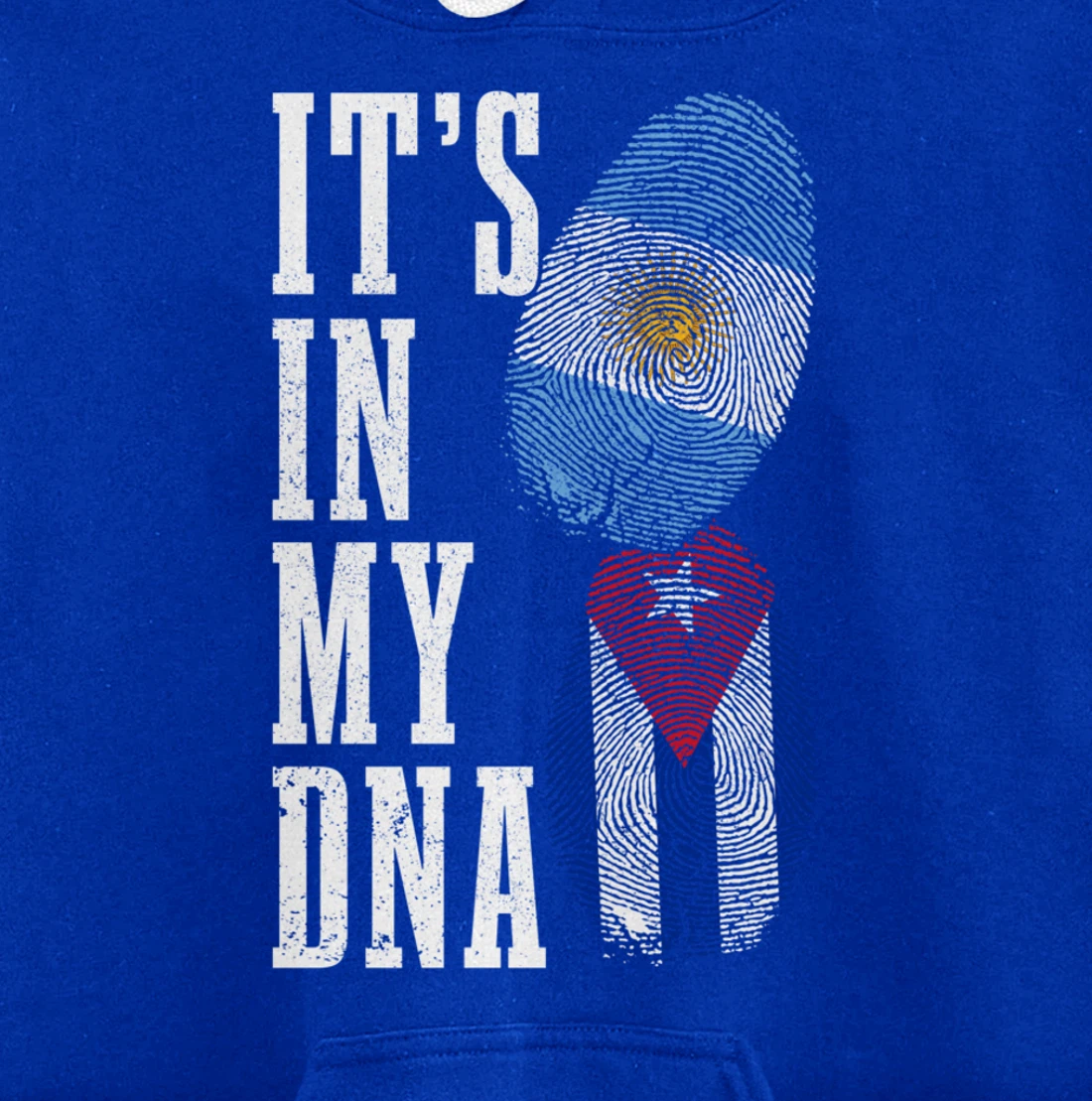 Cuba Argentina It's In My DNA Argentinian Pride Cuban Roots Pullover Hoodie