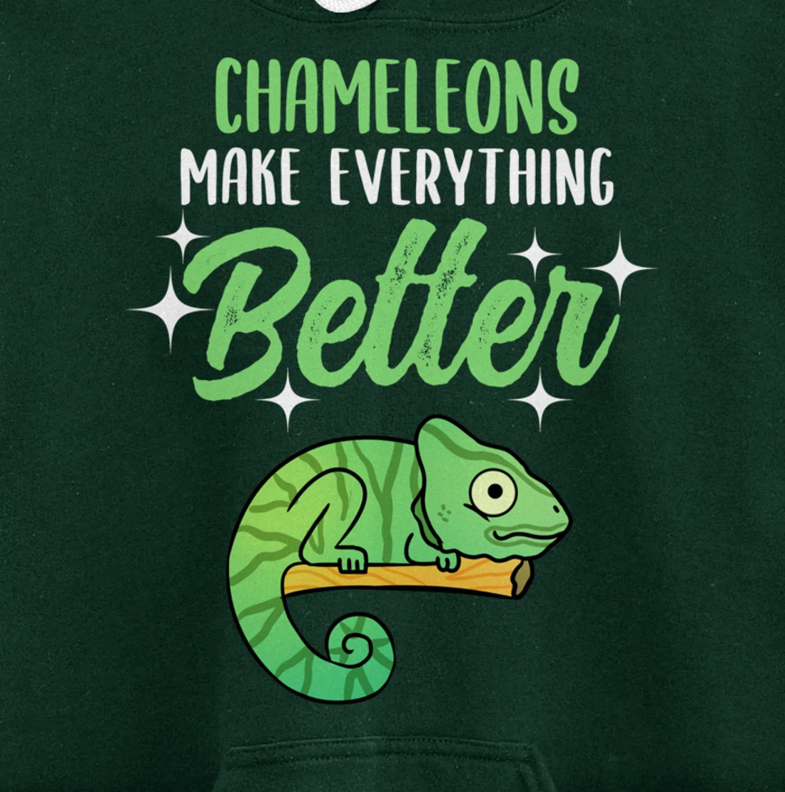 Chameleons Make Everything Better Pullover Hoodie