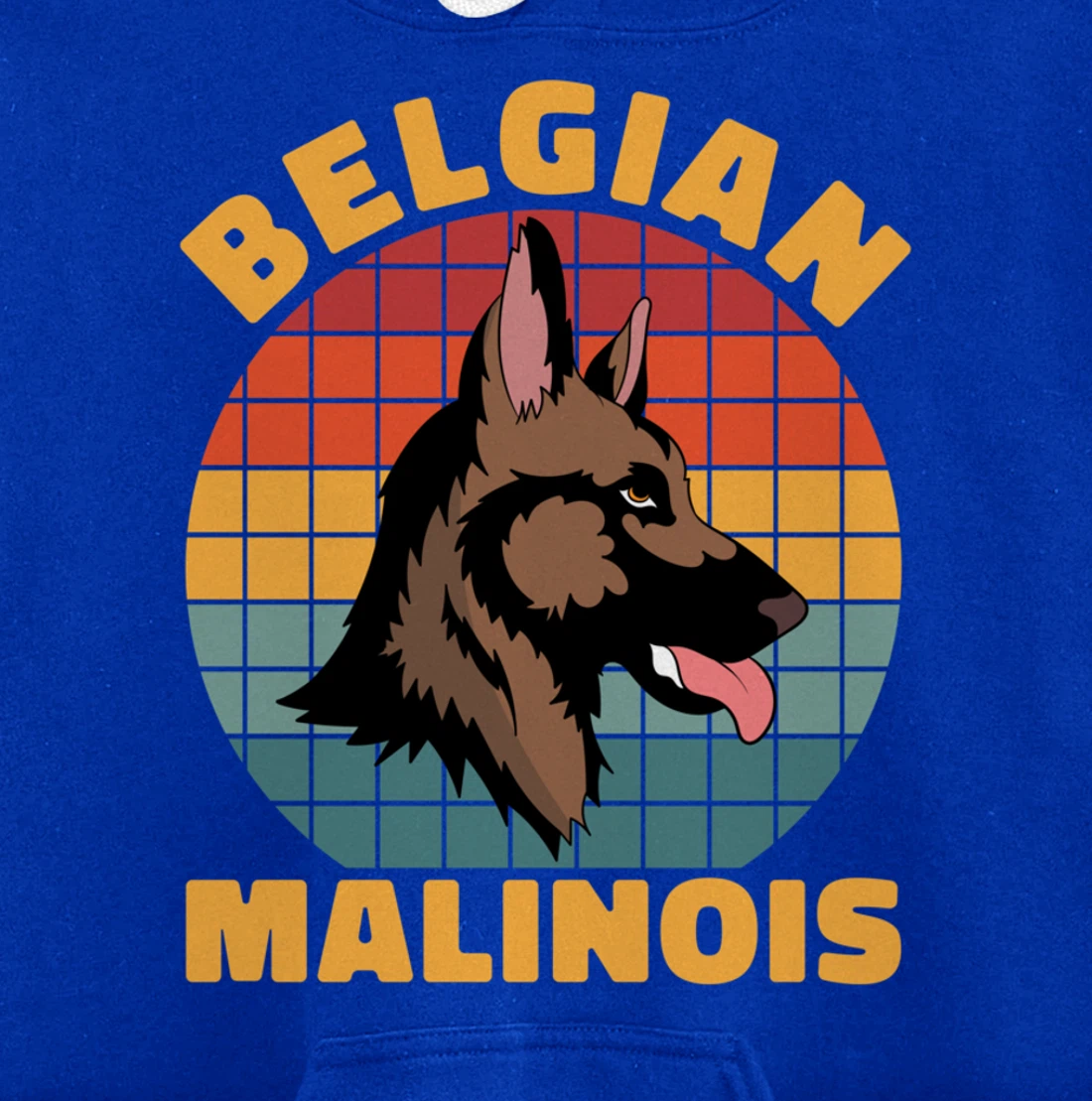 Retro Pet Dog Lover Animal Dog Owner Belgian Malinois Pullover Hoodie
