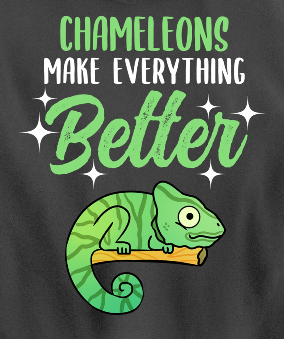 Chameleons Make Everything Better Pullover Hoodie