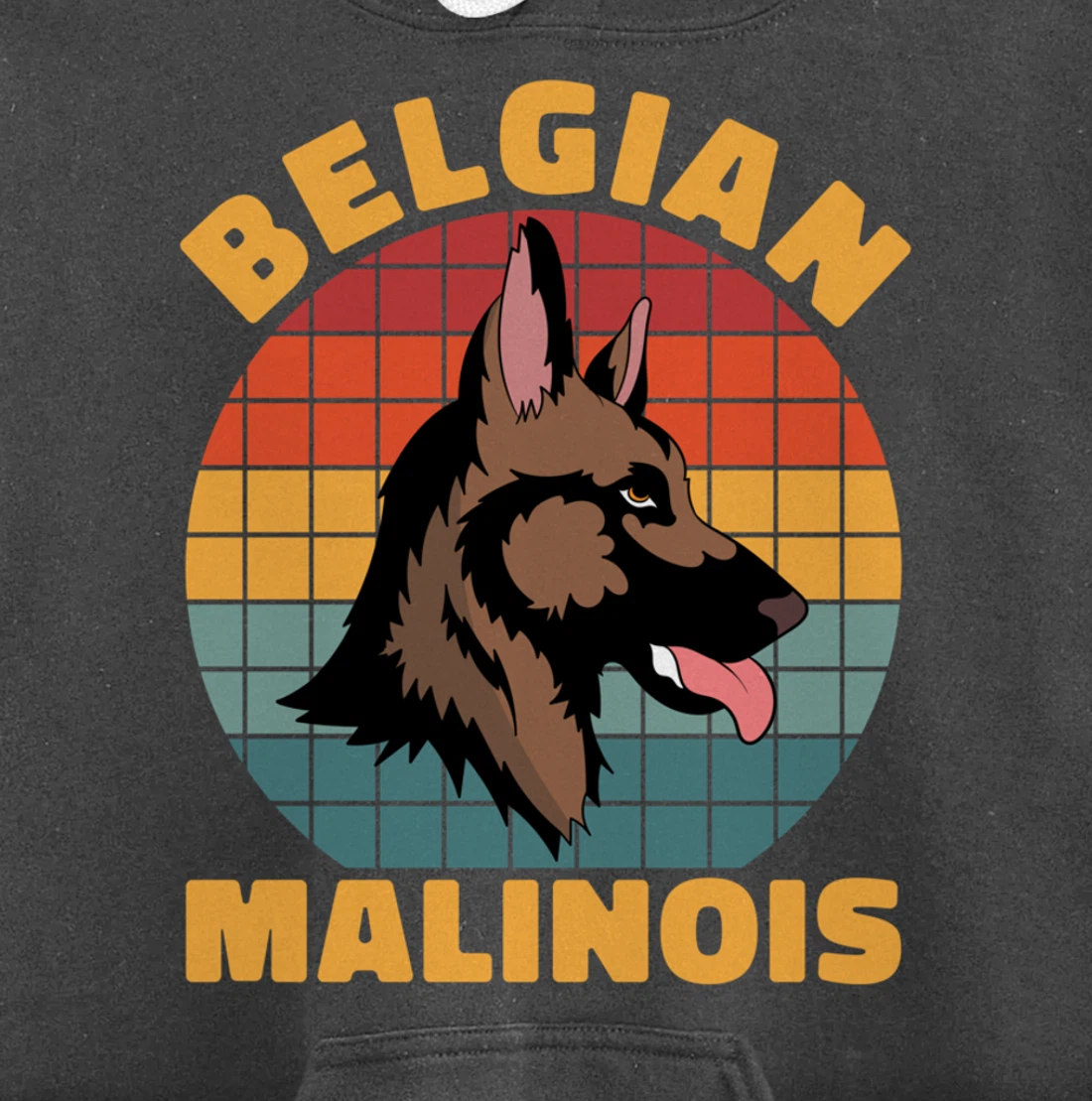 Retro Pet Dog Lover Animal Dog Owner Belgian Malinois Pullover Hoodie