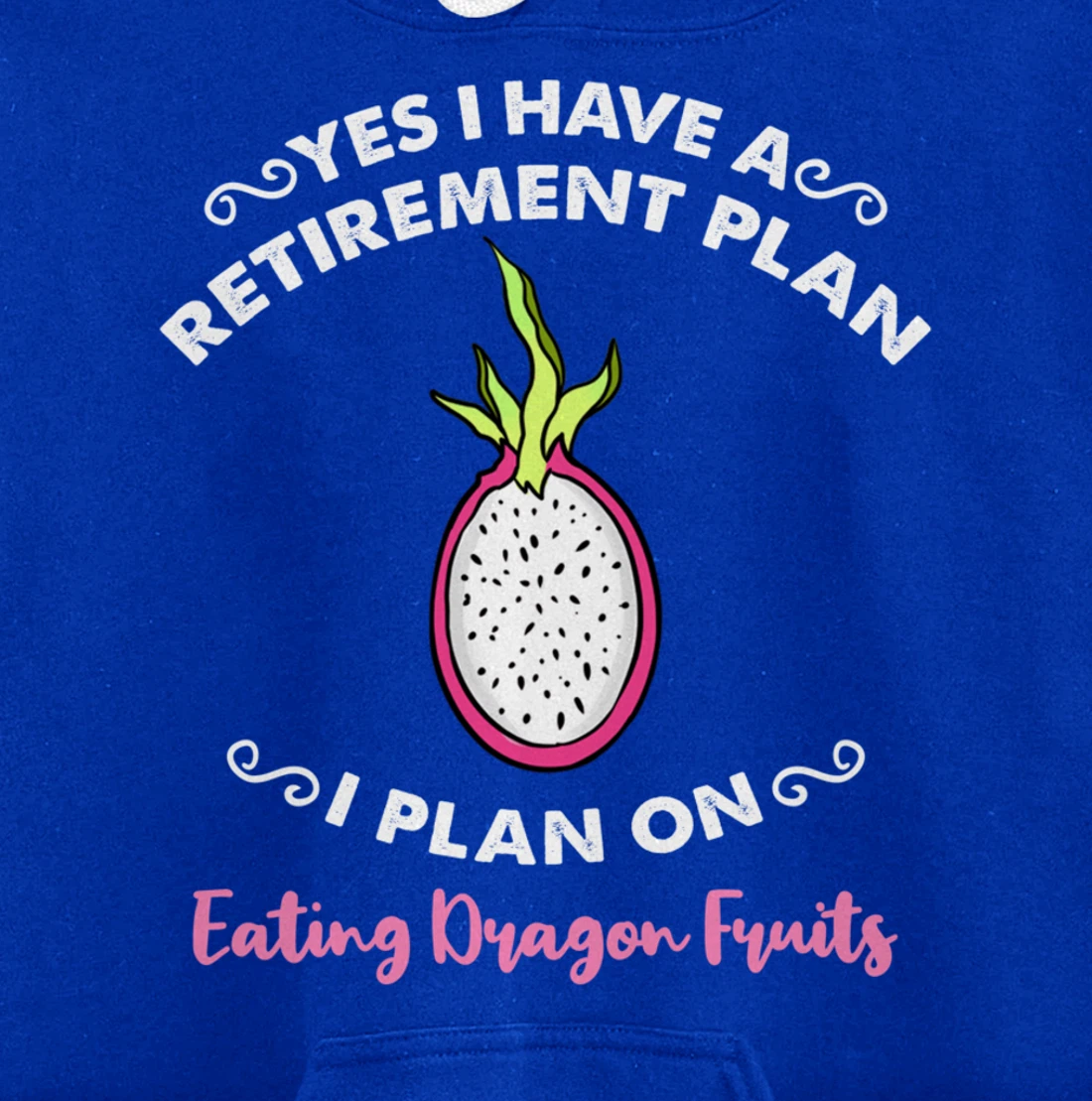 Yes I Have A Retirement Plan I Plan On Eating Dragon Fruits Pullover Hoodie