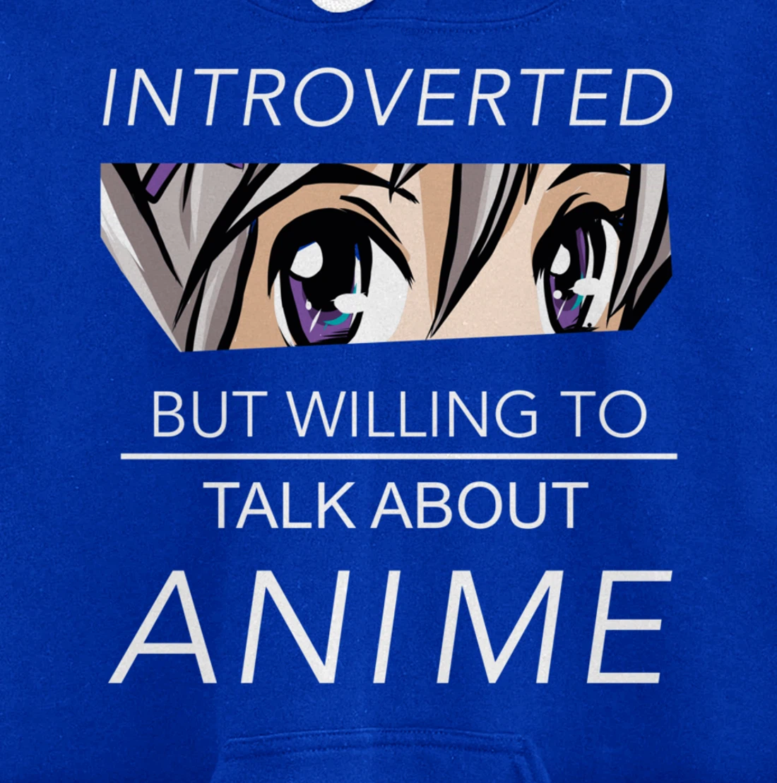 Introverted But Willing To Talk Anime - Saying Nerd Geek Pullover Hoodie