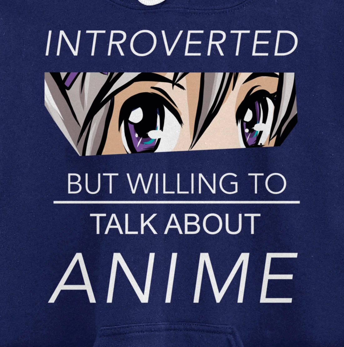 Introverted But Willing To Talk Anime - Saying Nerd Geek Pullover Hoodie