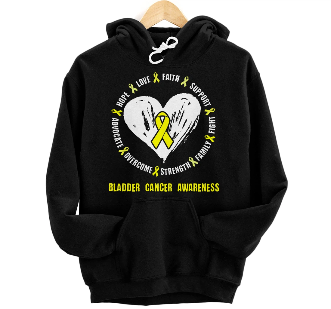 Bladder Cancer Awareness transitional cell carcinoma Related Pullover Hoodie