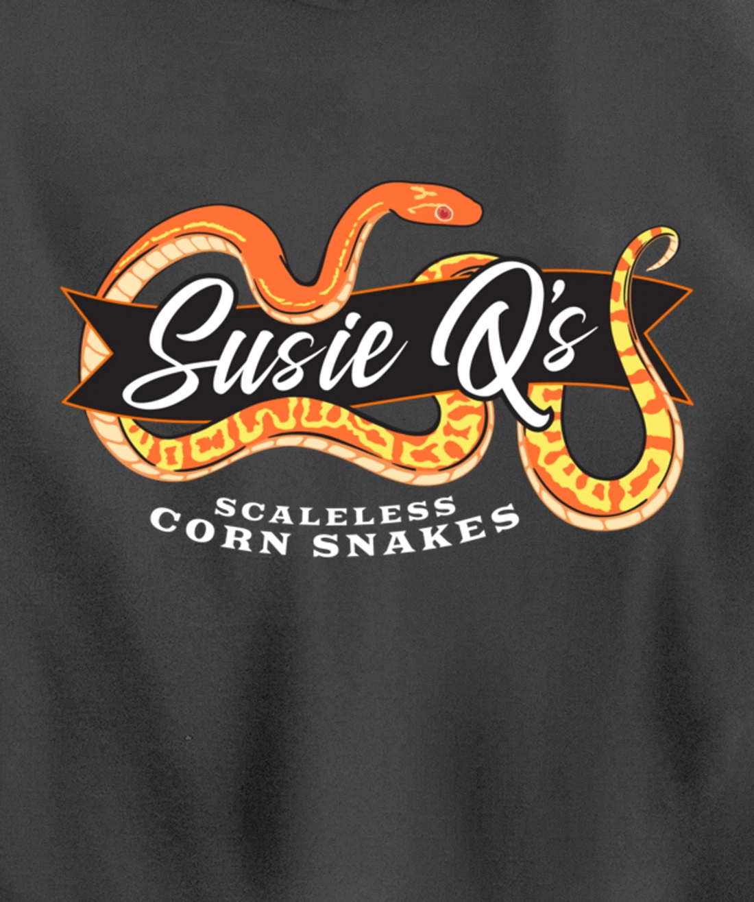 Susie Q's Scaleless Corn Snakes Pullover Hoodie