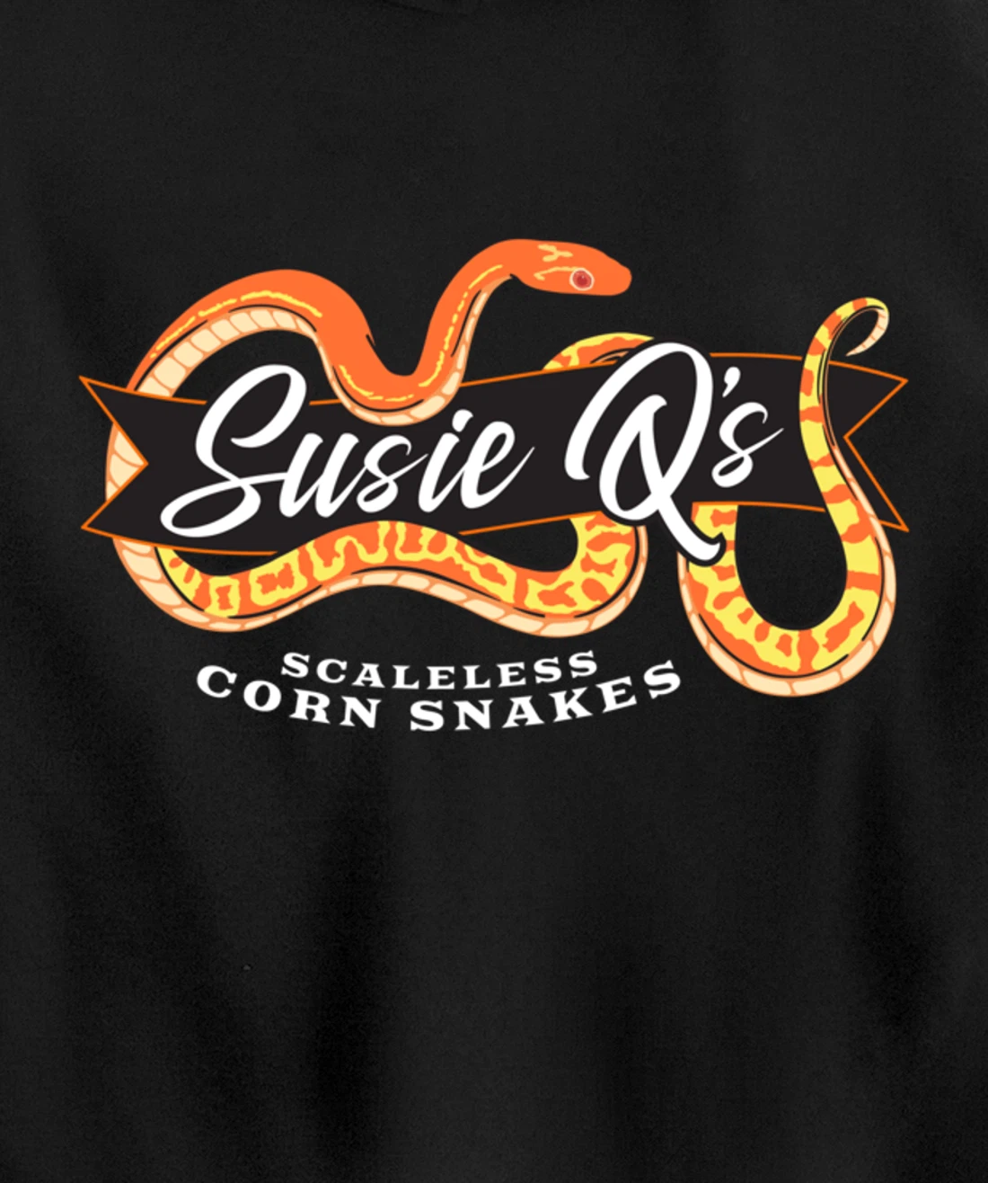 Susie Q's Scaleless Corn Snakes Pullover Hoodie