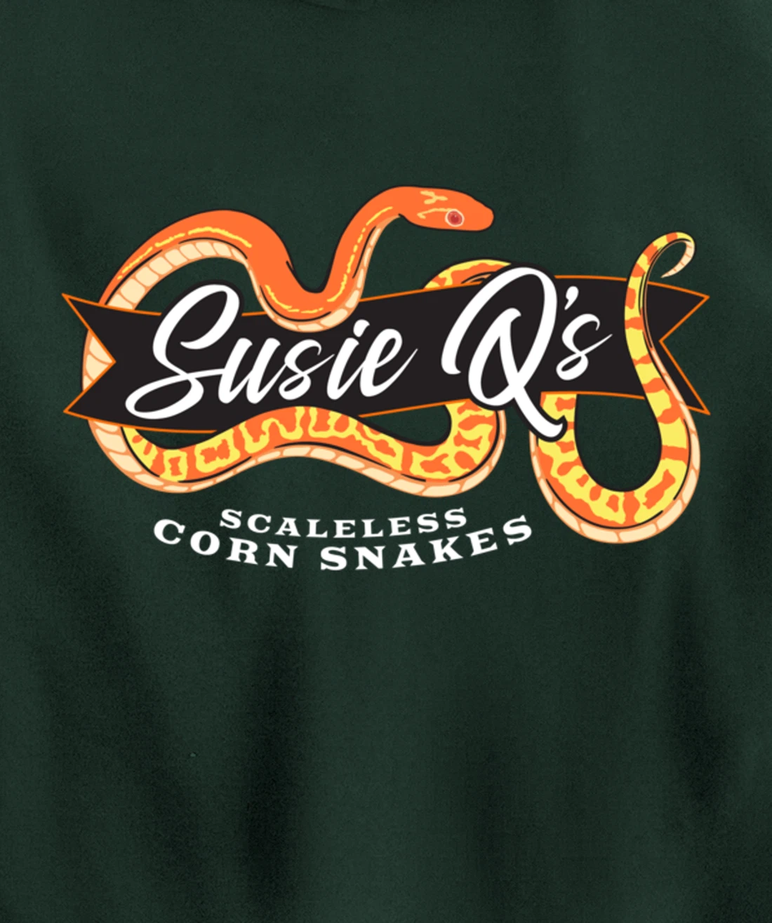 Susie Q's Scaleless Corn Snakes Pullover Hoodie