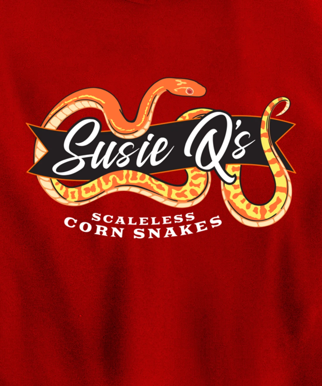 Susie Q's Scaleless Corn Snakes Pullover Hoodie