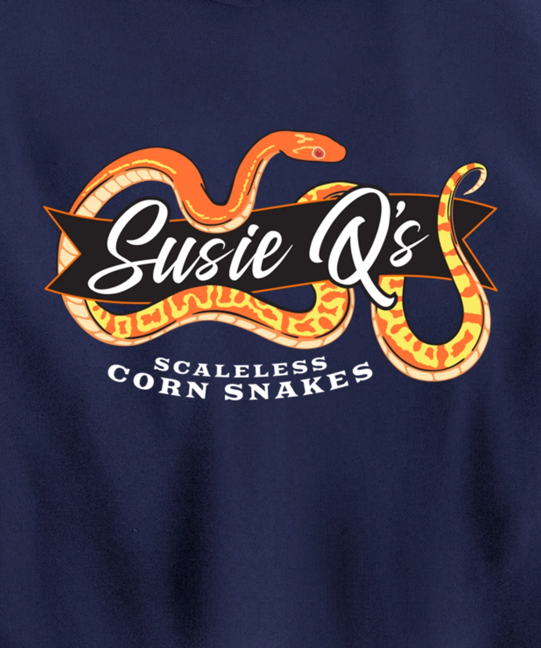 Susie Q's Scaleless Corn Snakes Pullover Hoodie