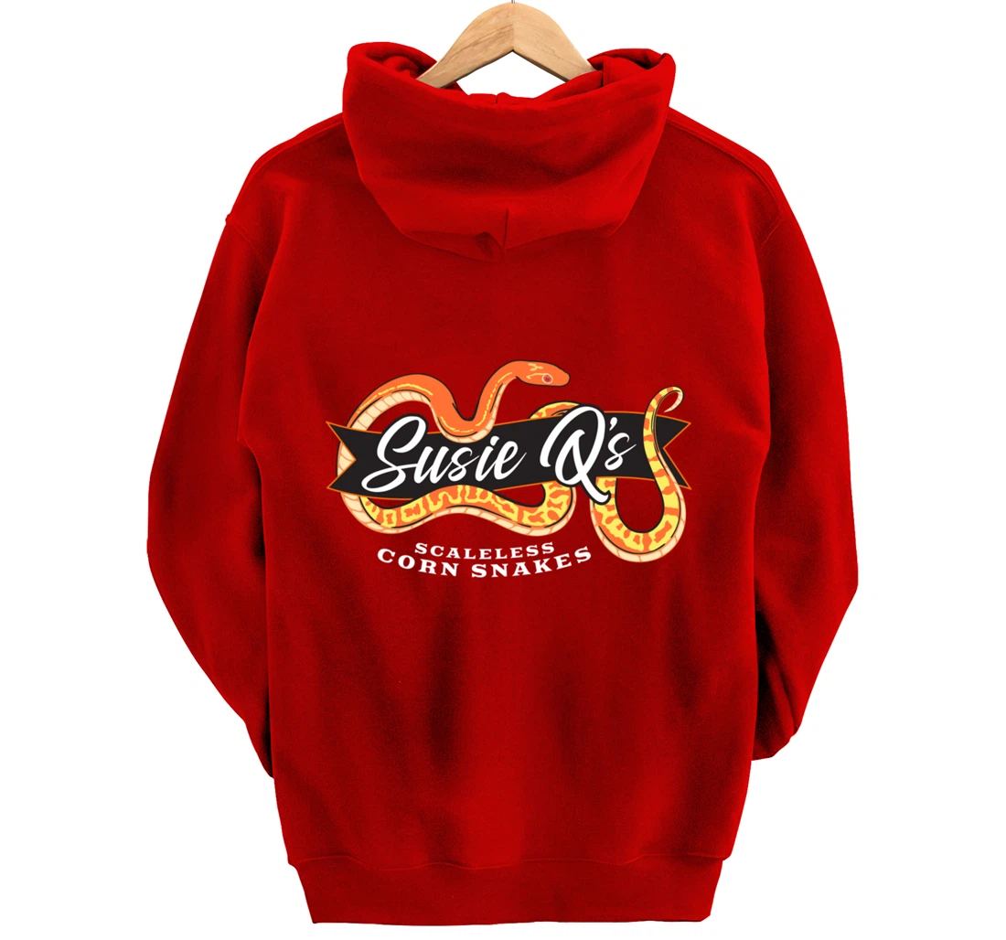 Susie Q's Scaleless Corn Snakes Pullover Hoodie