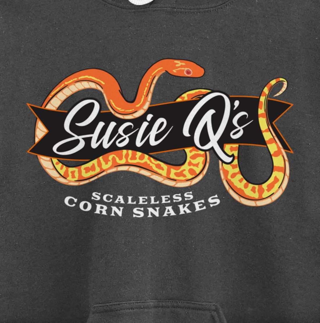 Susie Q's Scaleless Corn Snakes Pullover Hoodie