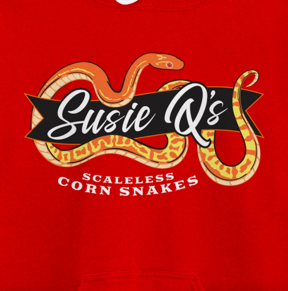 Susie Q's Scaleless Corn Snakes Pullover Hoodie