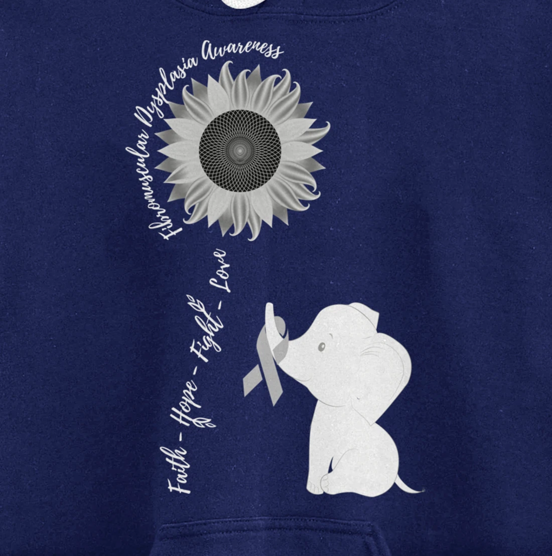 Fibromuscular Dysplasia Awareness Brain Disease Related Sunf Pullover Hoodie