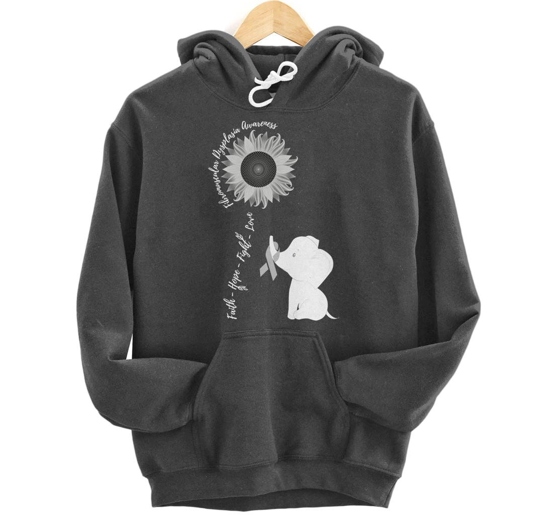 Fibromuscular Dysplasia Awareness Brain Disease Related Sunf Pullover Hoodie
