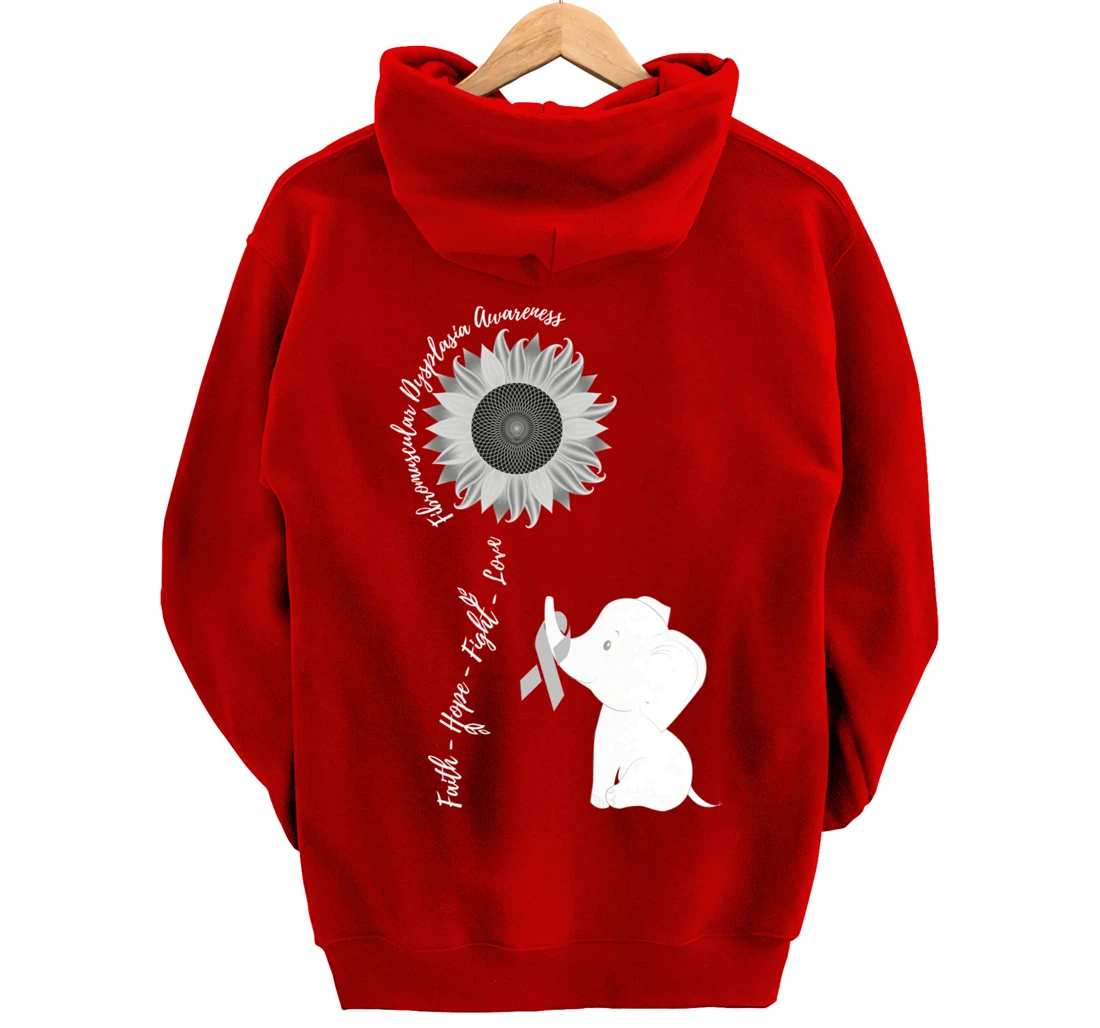 Fibromuscular Dysplasia Awareness Brain Disease Related Sunf Pullover Hoodie