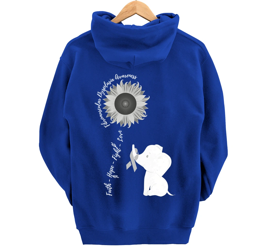 Fibromuscular Dysplasia Awareness Brain Disease Related Sunf Pullover Hoodie