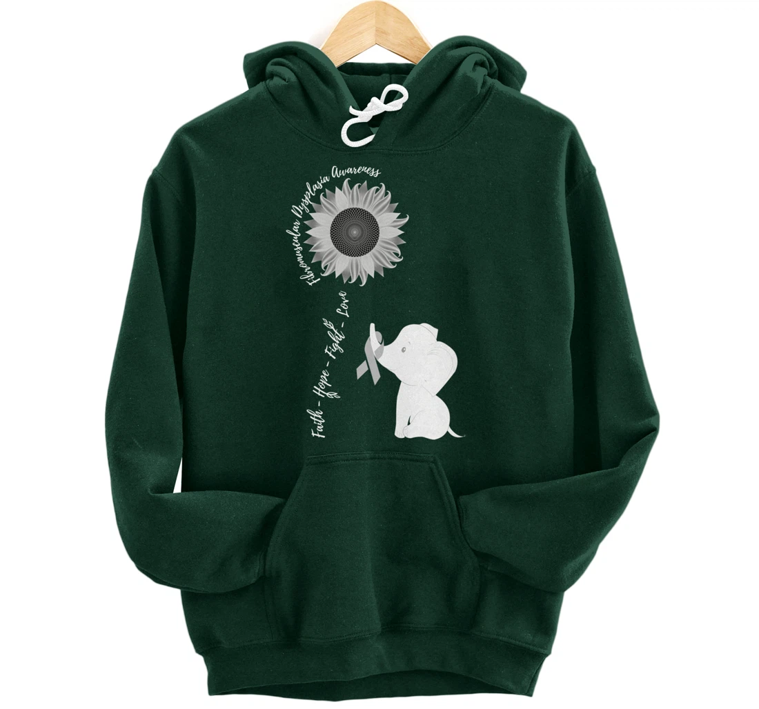Fibromuscular Dysplasia Awareness Brain Disease Related Sunf Pullover Hoodie