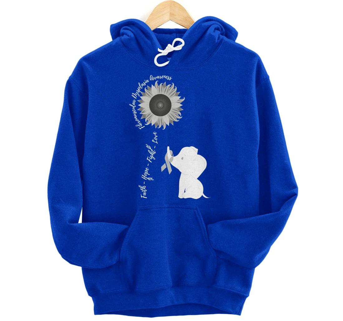 Fibromuscular Dysplasia Awareness Brain Disease Related Sunf Pullover Hoodie
