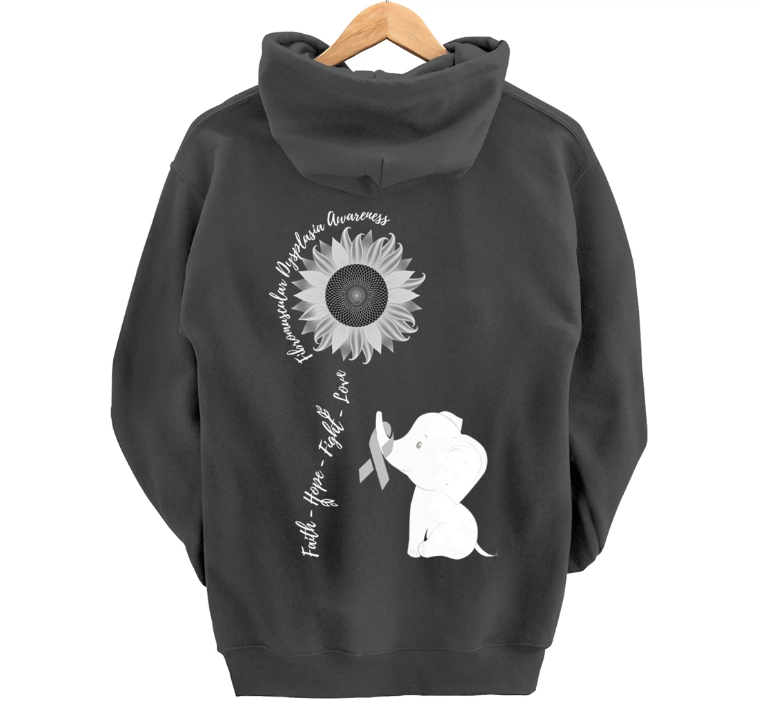 Fibromuscular Dysplasia Awareness Brain Disease Related Sunf Pullover Hoodie