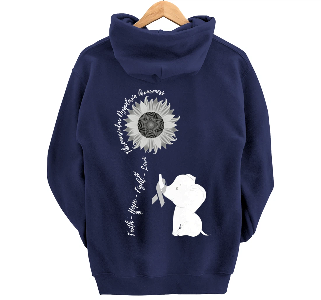 Fibromuscular Dysplasia Awareness Brain Disease Related Sunf Pullover Hoodie