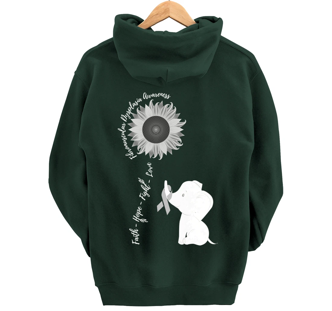 Fibromuscular Dysplasia Awareness Brain Disease Related Sunf Pullover Hoodie