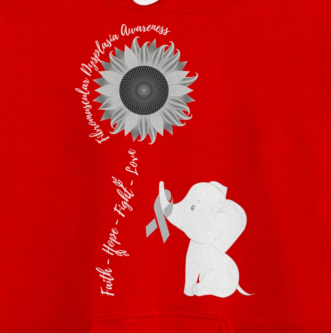 Fibromuscular Dysplasia Awareness Brain Disease Related Sunf Pullover Hoodie