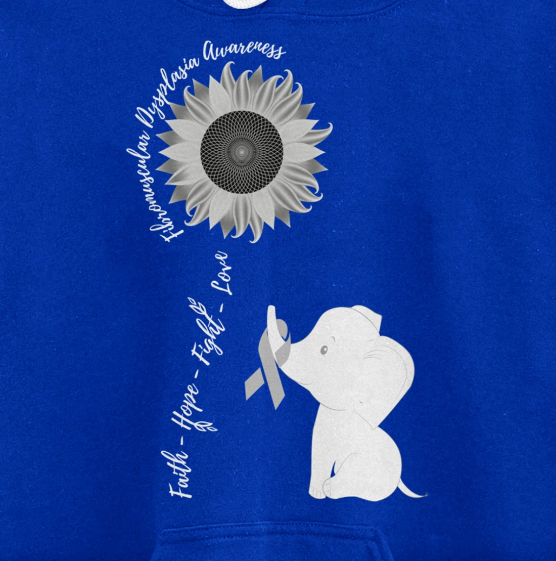 Fibromuscular Dysplasia Awareness Brain Disease Related Sunf Pullover Hoodie