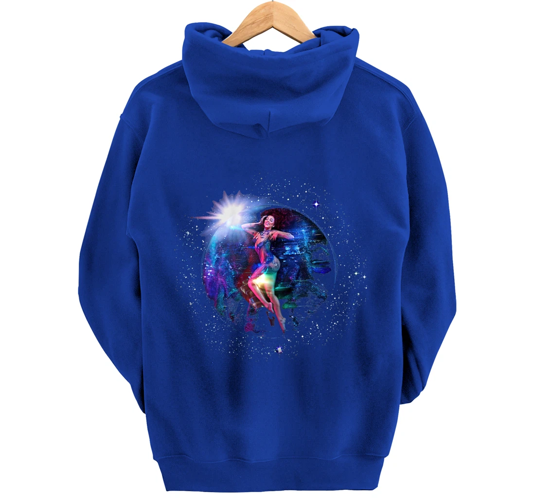 The vintage cat art style Pullover Hoodie