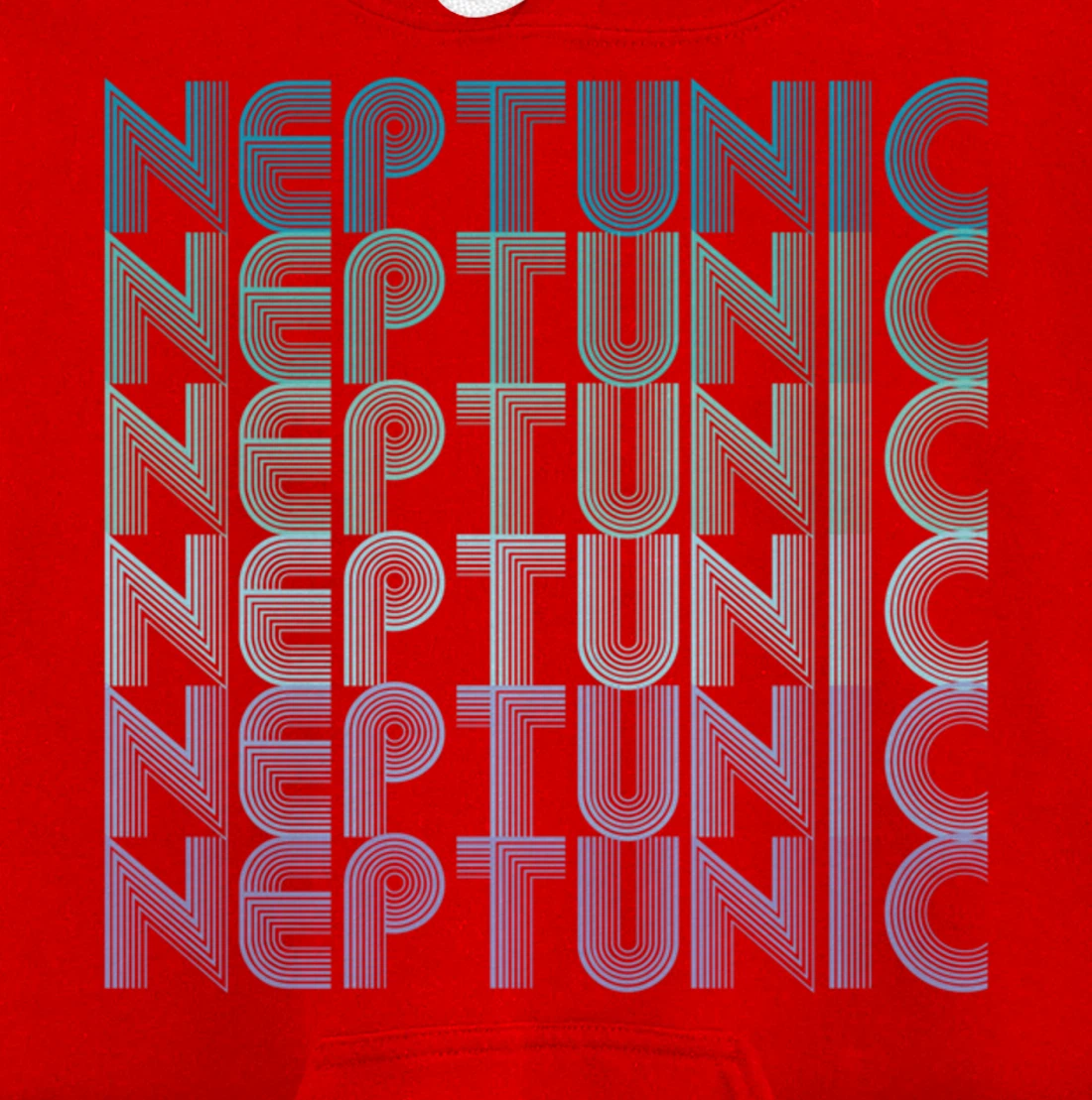 Neptunic (Nomascsexual) Pride Flag LGBTA Vintage Retro Pullover Hoodie