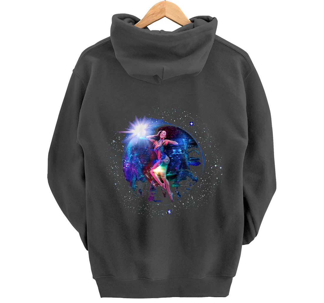 The vintage cat art style Pullover Hoodie