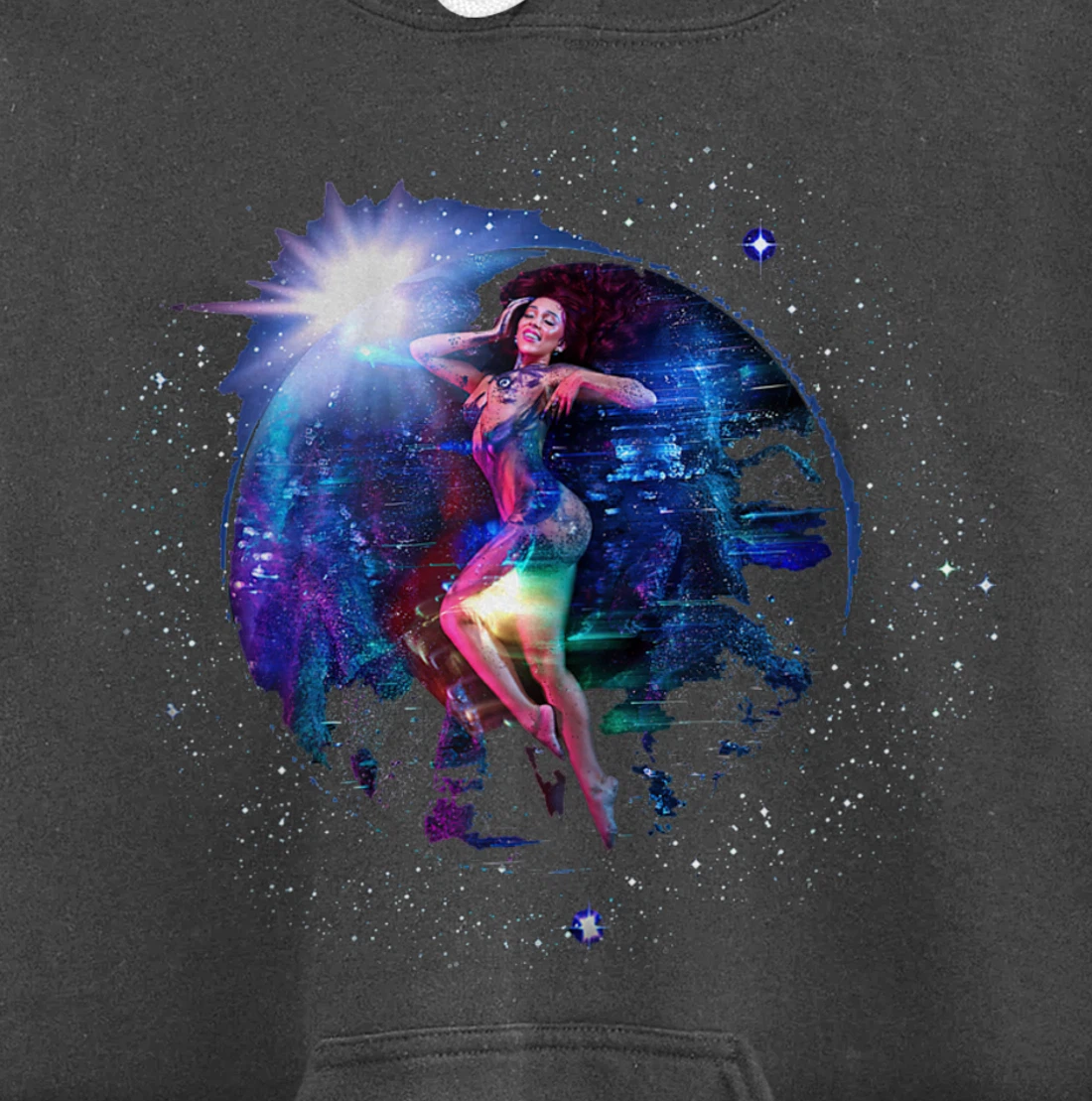 The vintage cat art style Pullover Hoodie