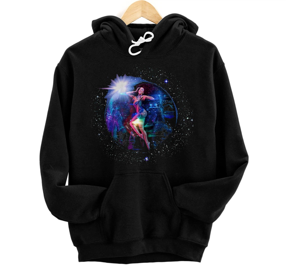 The vintage cat art style Pullover Hoodie