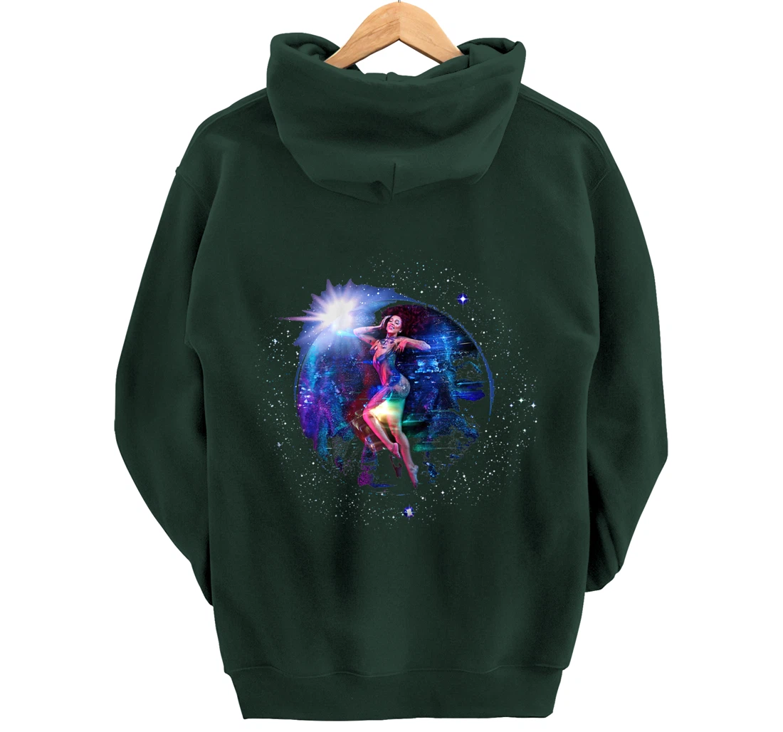The vintage cat art style Pullover Hoodie