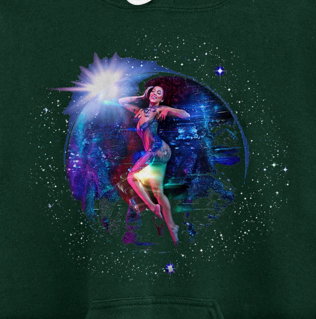 The vintage cat art style Pullover Hoodie