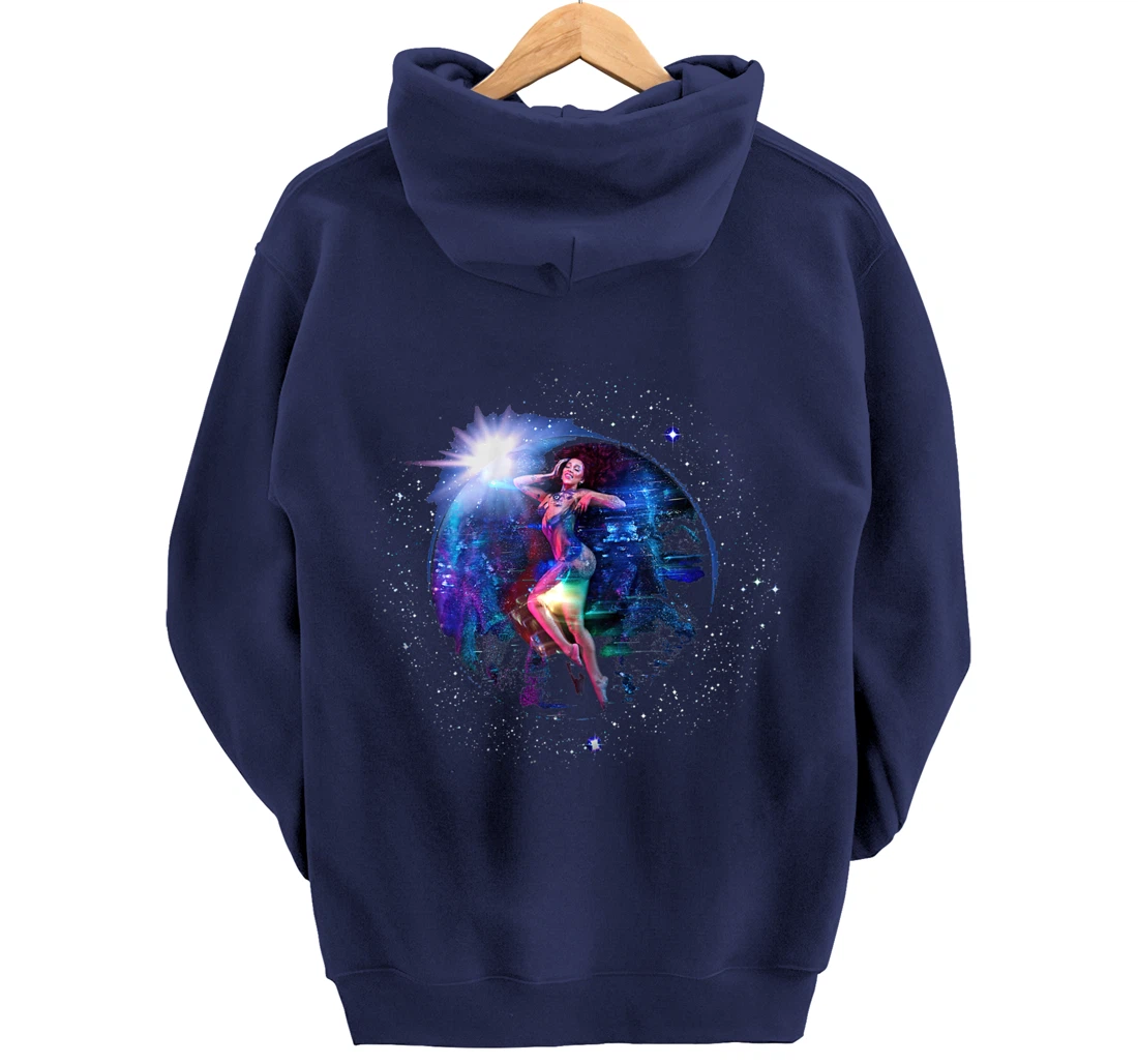 The vintage cat art style Pullover Hoodie