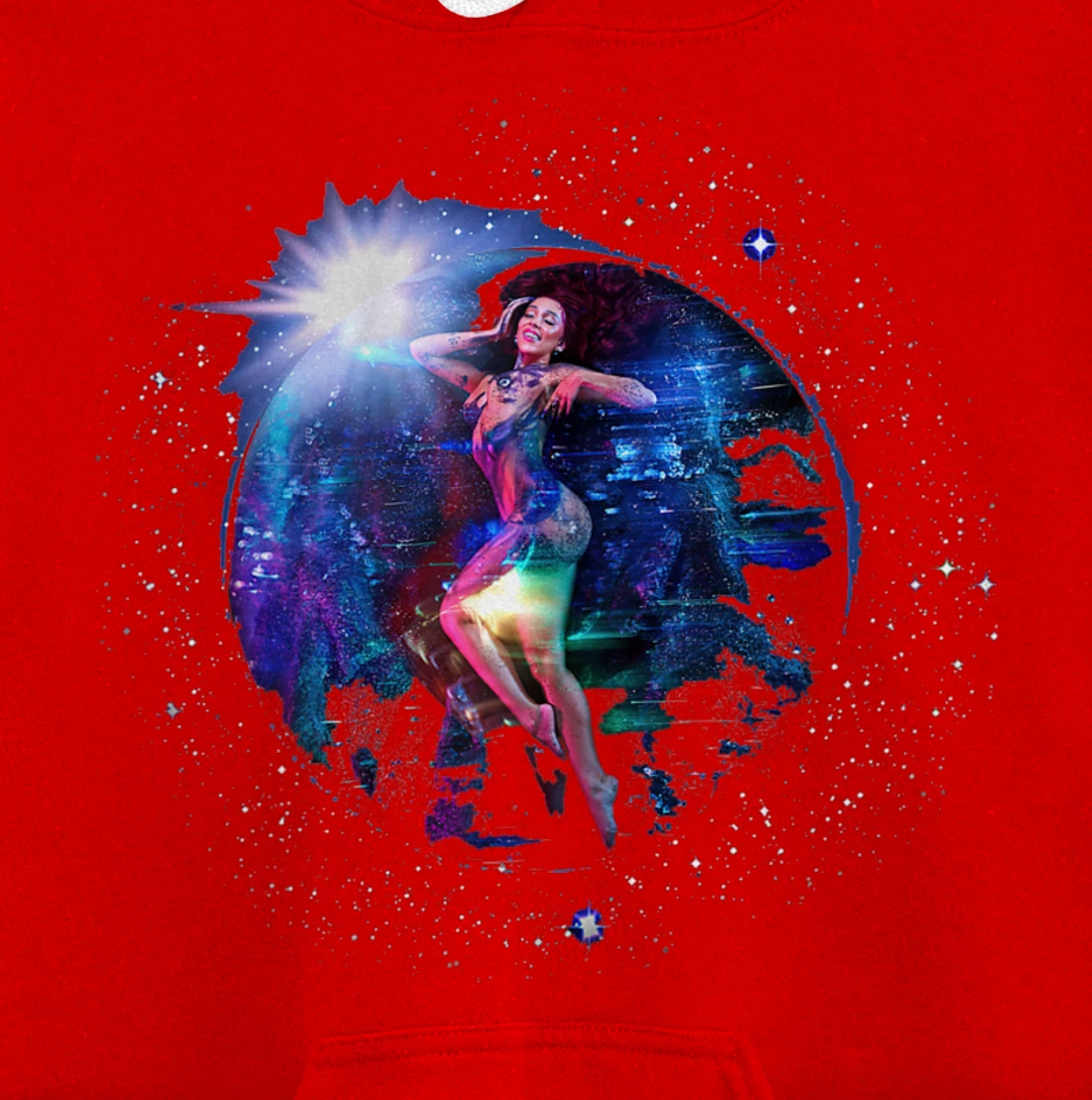 The vintage cat art style Pullover Hoodie